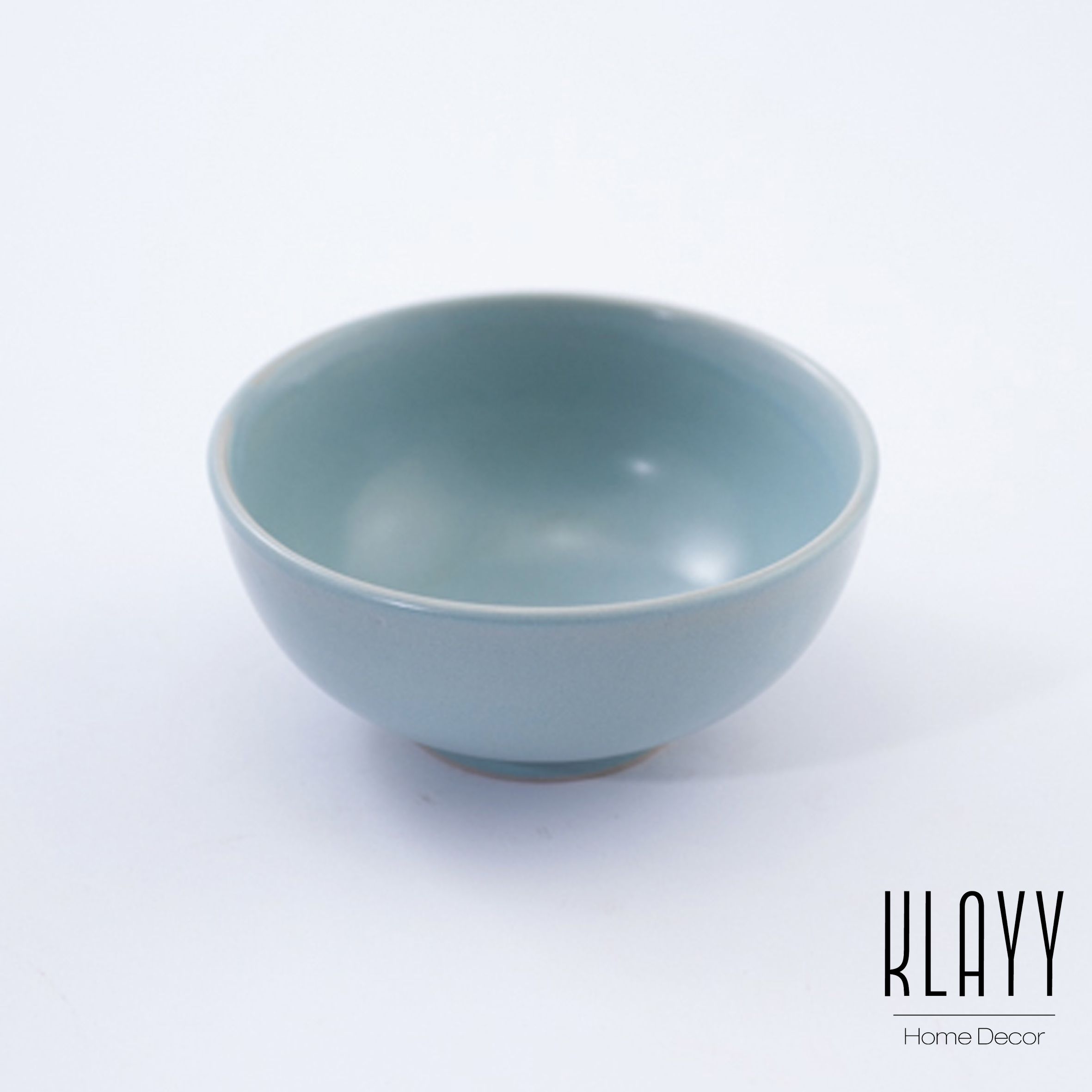 Cyan Blue Rice Bowl
